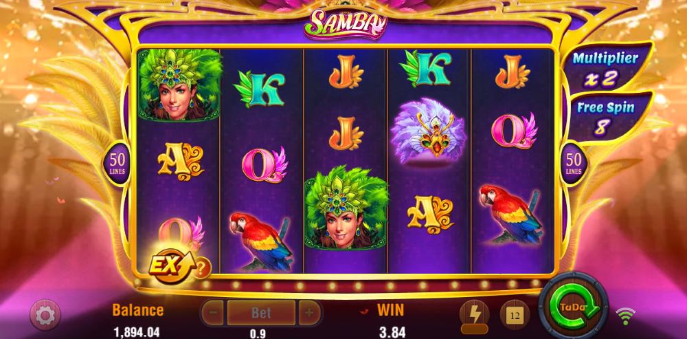 Samba free slot 