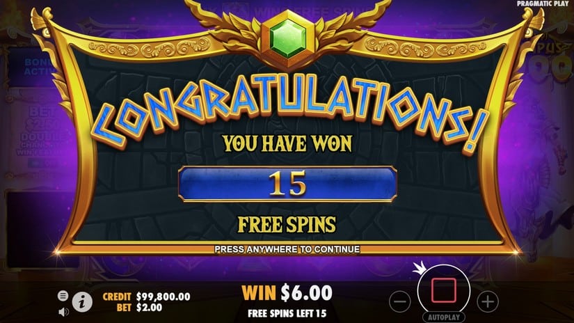 Gates of Olympus 1000 slot screen 3