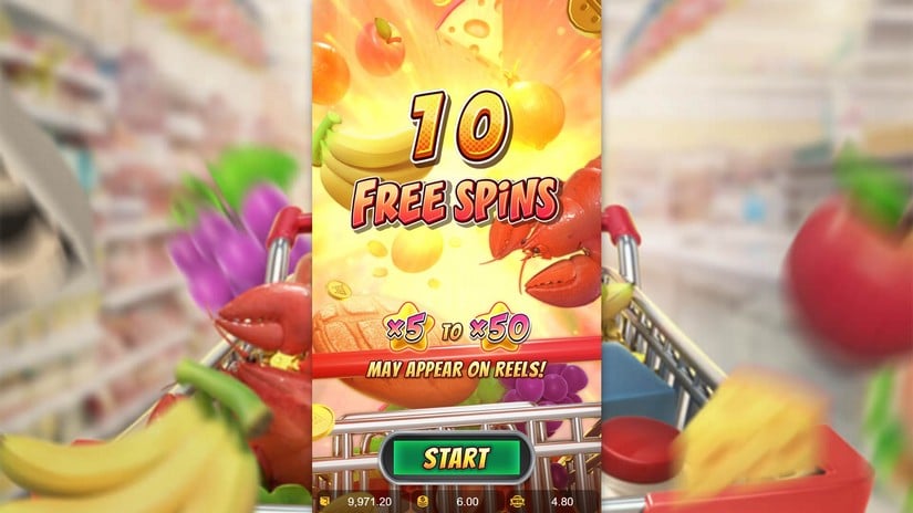 Supermarket Spree slot screen 4