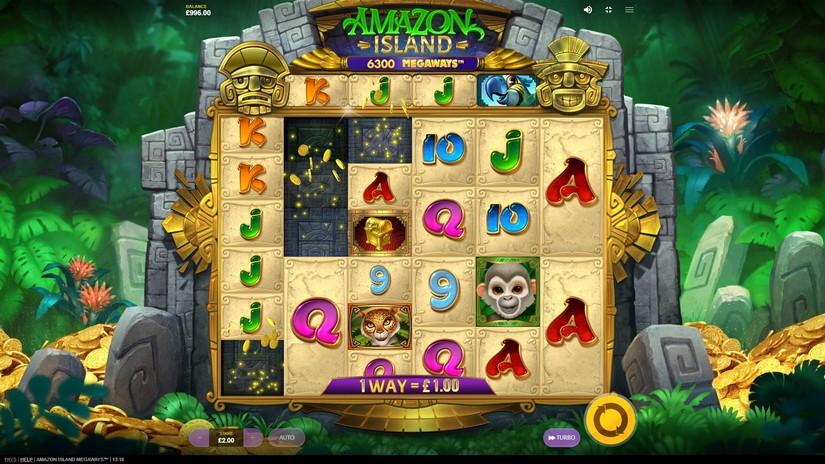 Amazon Island MegaWays slot screen 2