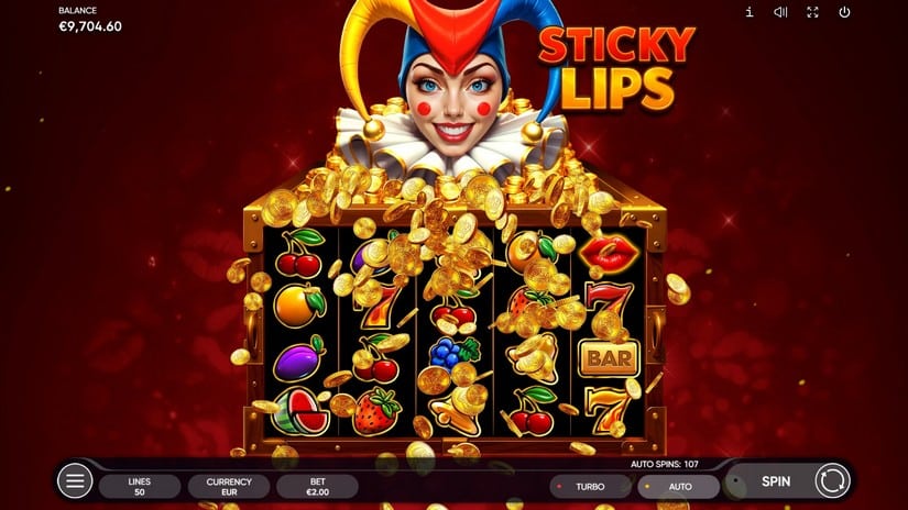 Sticky Lips slot screen 4