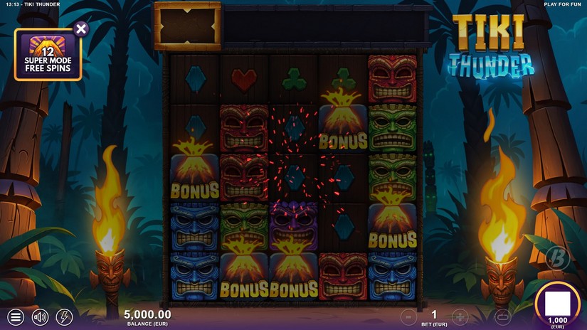 Tiki Thunder slot screen 2
