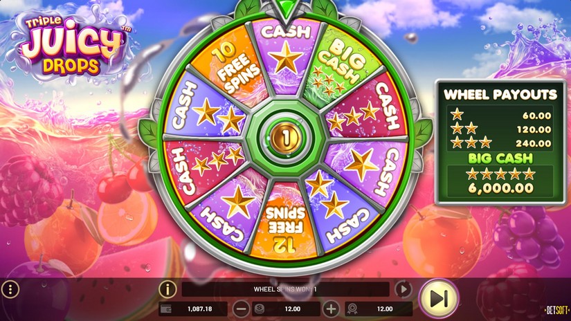 Triple Juicy Drops slot screen 3