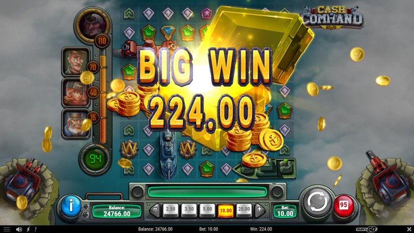 Cash of Command slot screen 6