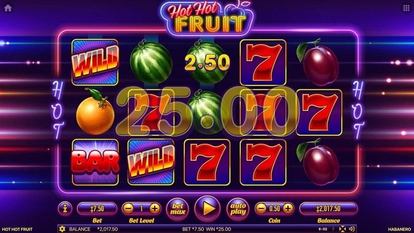 Hot Hot Fruit slot screen 2