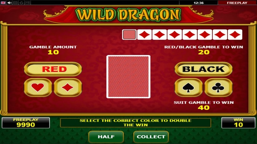 Wild Dragon slot screen 3