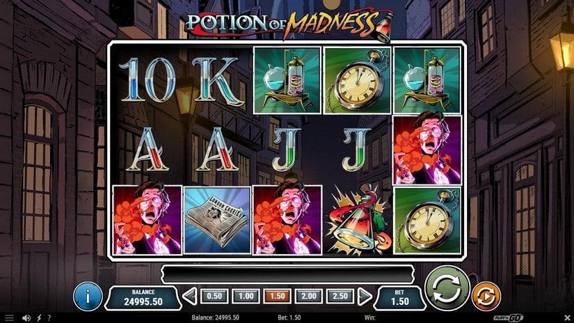 Potion of Madness slot screen 2