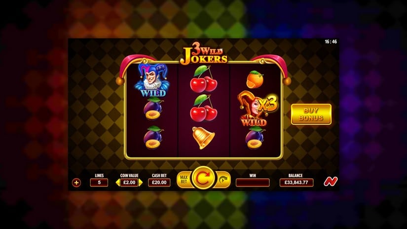 3 Wild Jokers slot screen 1