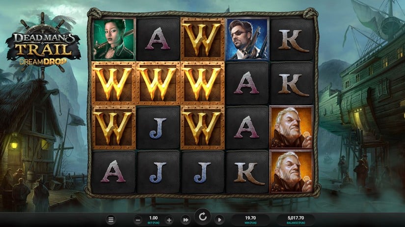 Dead Man’s Trail Dream Drop slot screen 2