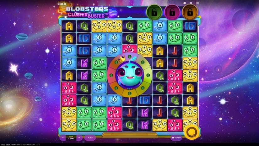 Blobsters Clusterbuster slot screen 2
