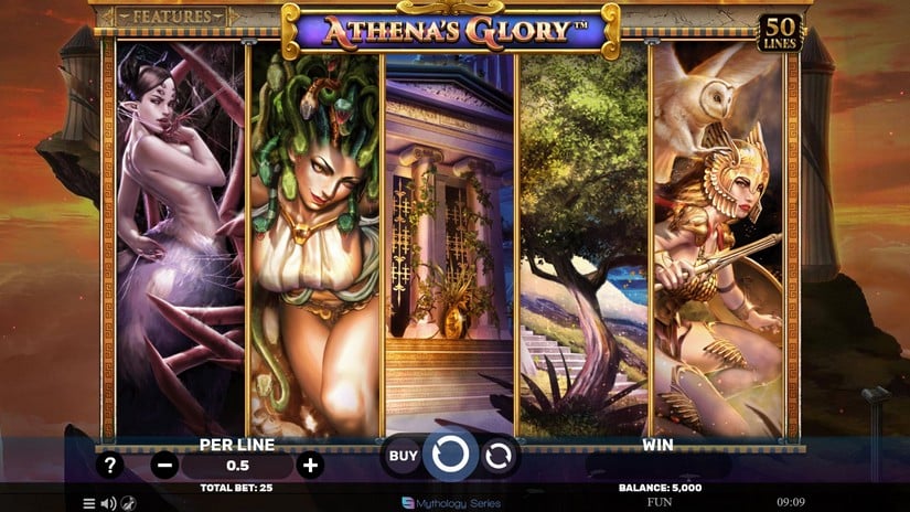 Athena’s Glory slot screen 1