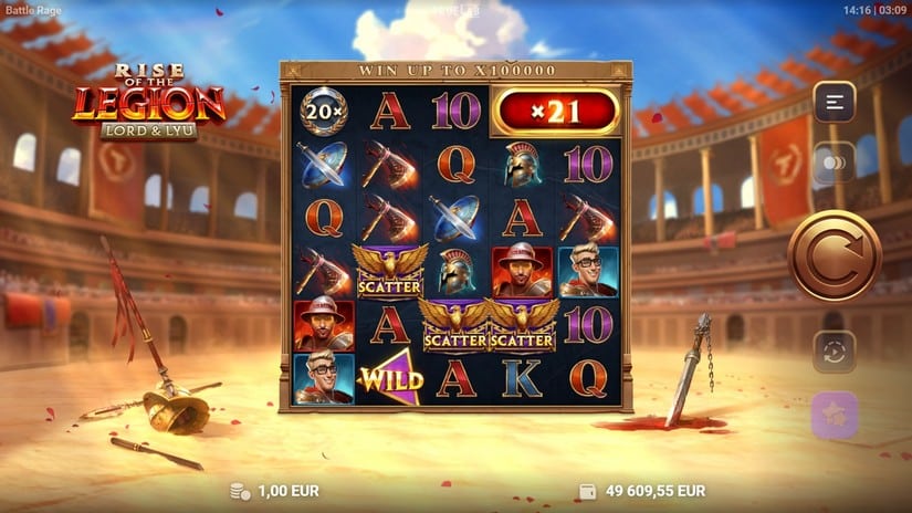 Lord & Lyu Rise of the Legion slot screen 3