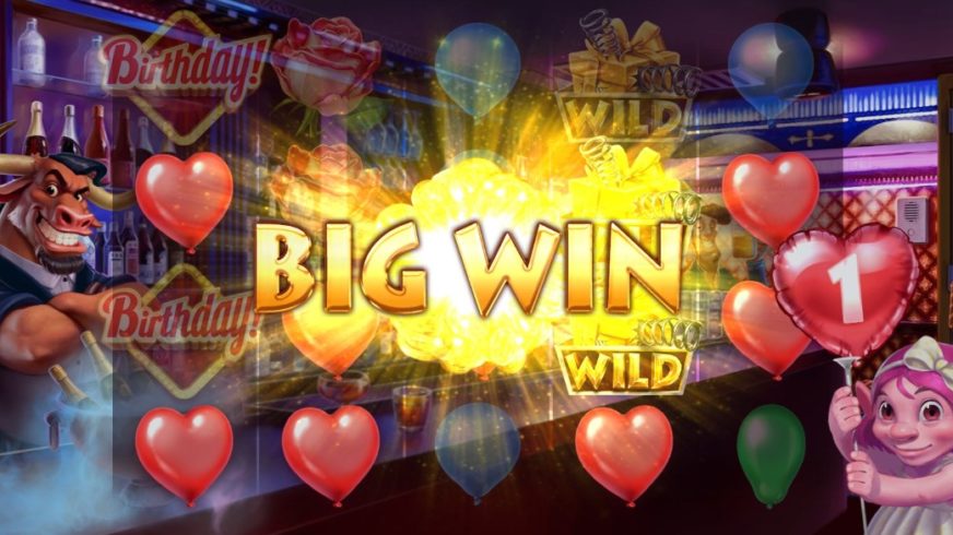 Birthday! slot screen 4