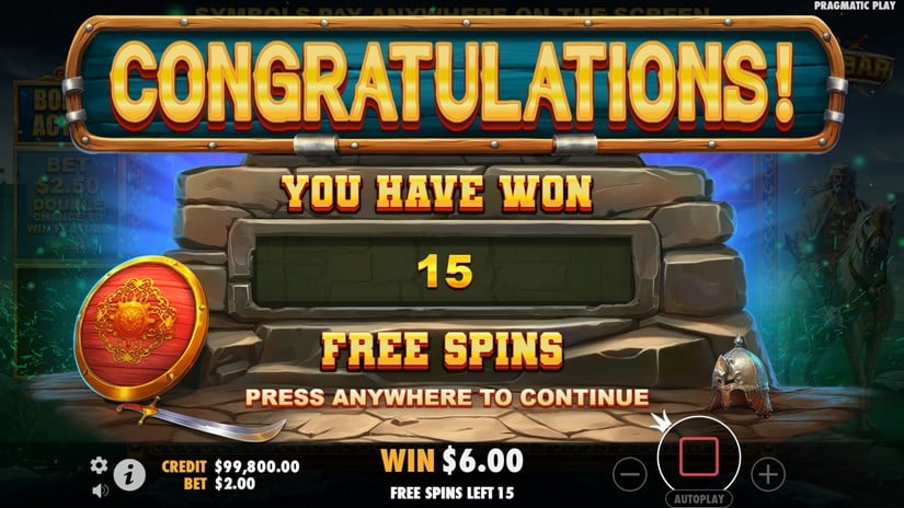 Barbar slot screen 3