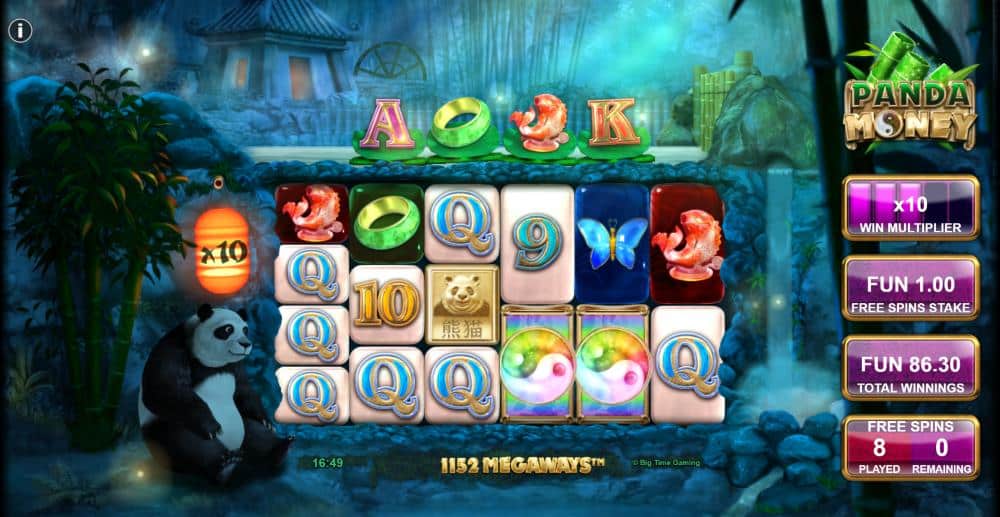 Panda Money free spins