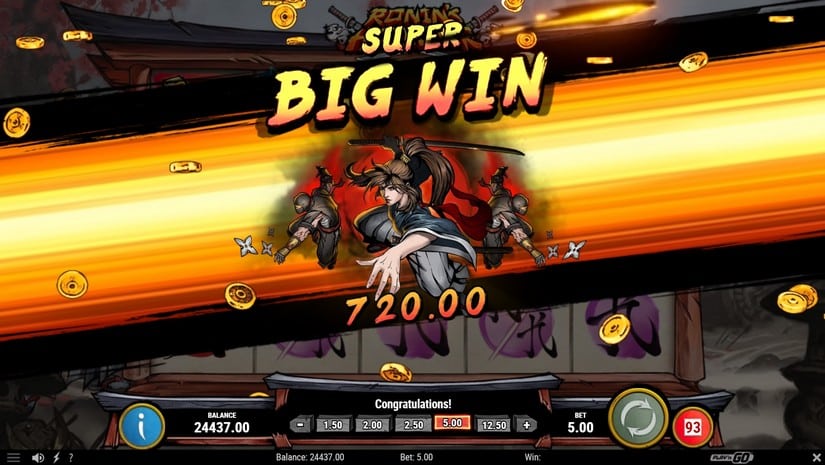 Ronin’s Honour slot screen 5