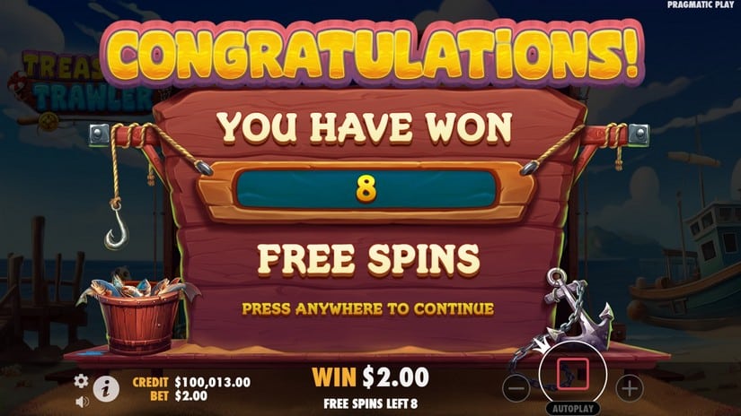 Treasure Trawler slot screen 4