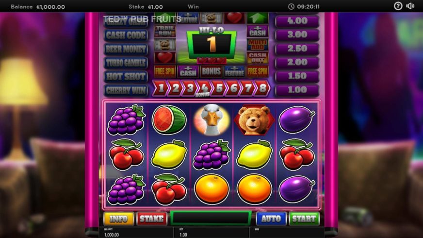 Ted Pub Fruit Series slot screen 1