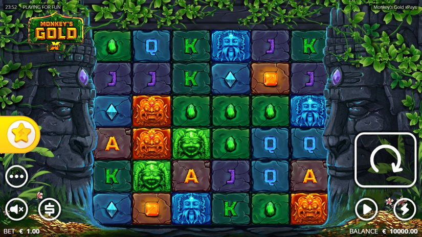 Monkey’s Gold xPays slot screen 1