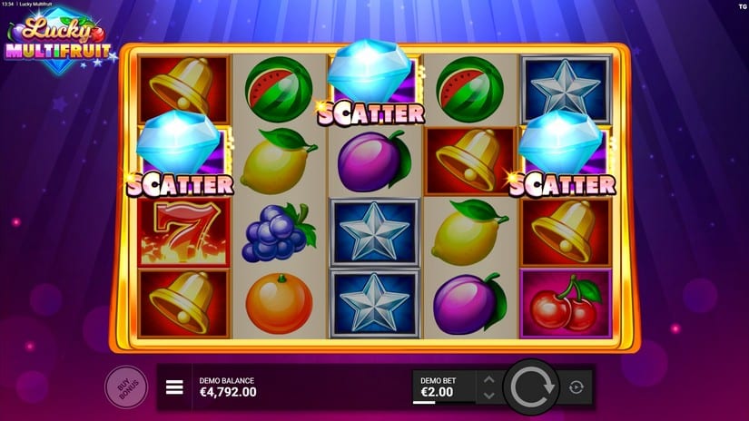 Lucky Multifruit slot screen 2
