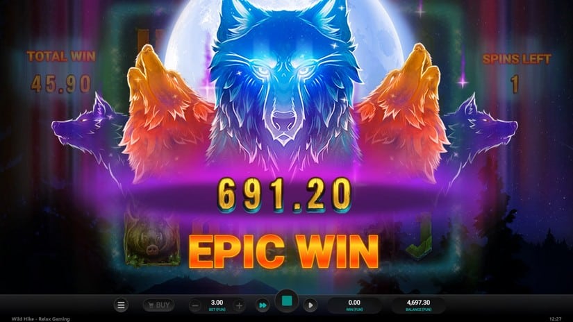 Wild Hike slot screen 7