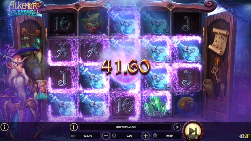 Alkemor’s Elements slot screen 5