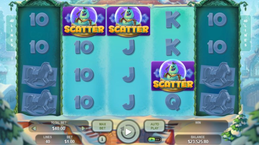 Lucky Xmas slot screen 3