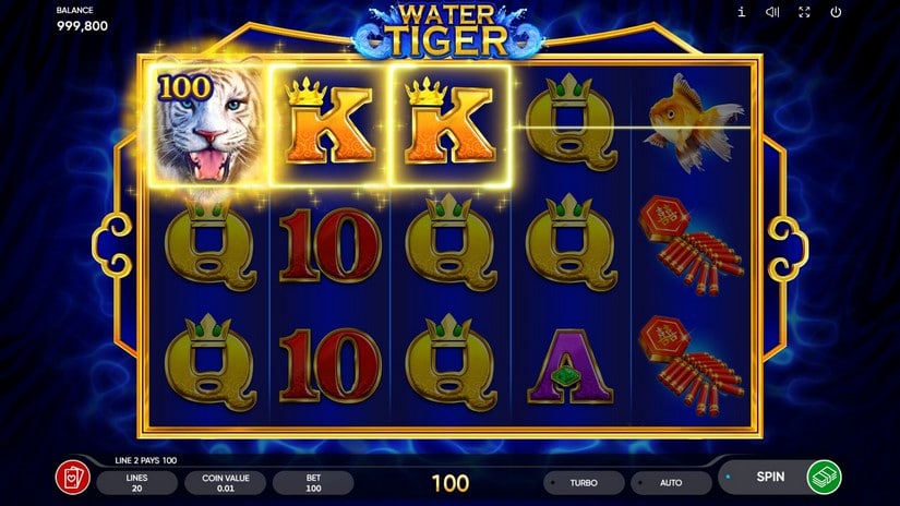 Water Tiger slot screen 2
