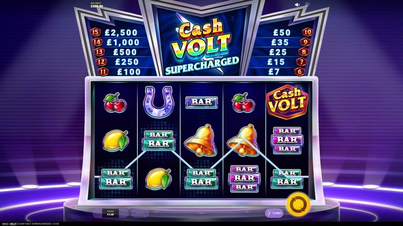 Cash Volt Supercharged slot screen 3