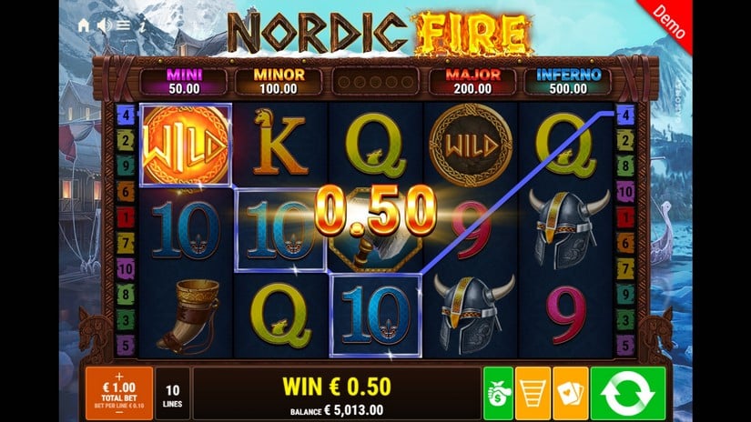 Nordic Fire slot screen 2