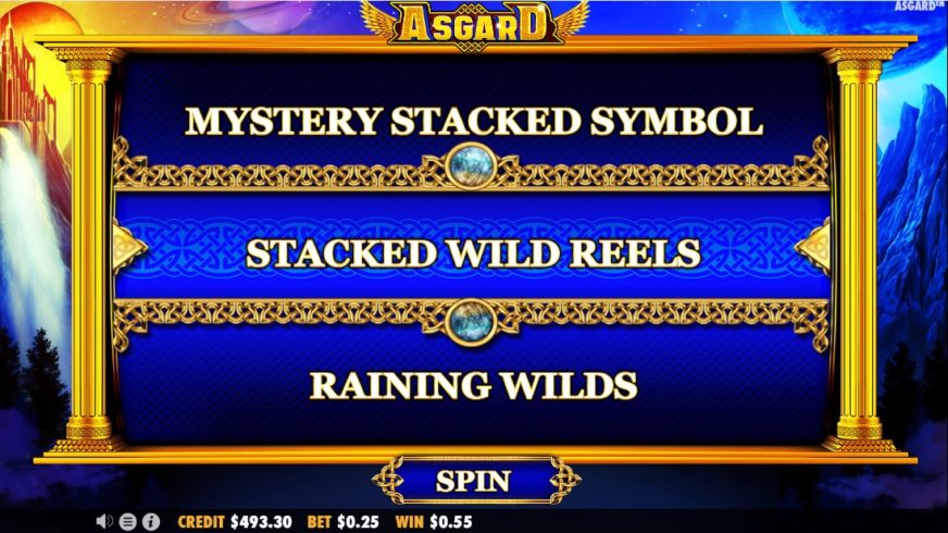 Asgard slot screen 4