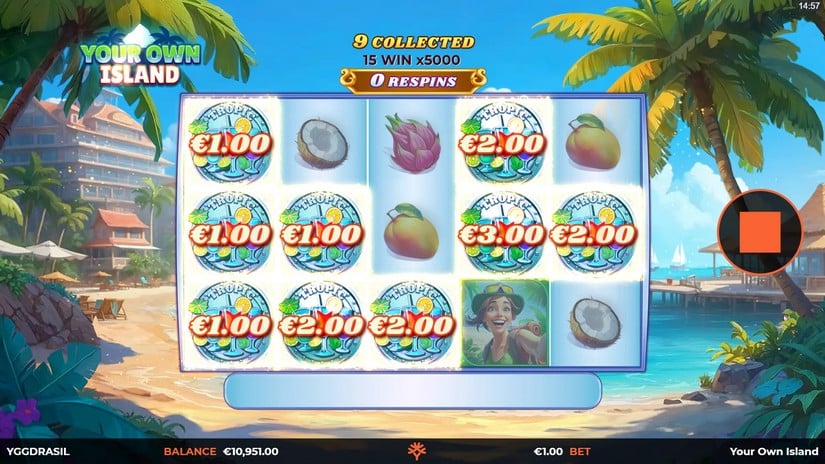 Your Own Island slot screen 4