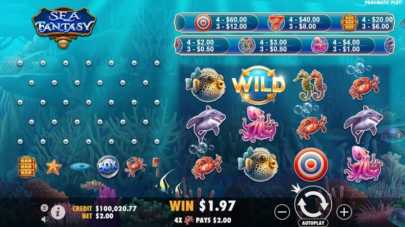 Sea Fantasy slot screen 4