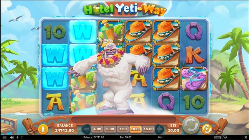 Hotel Yeti-Way slot screen 4