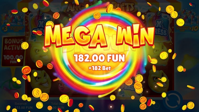 Angry Fruits slot screen 5