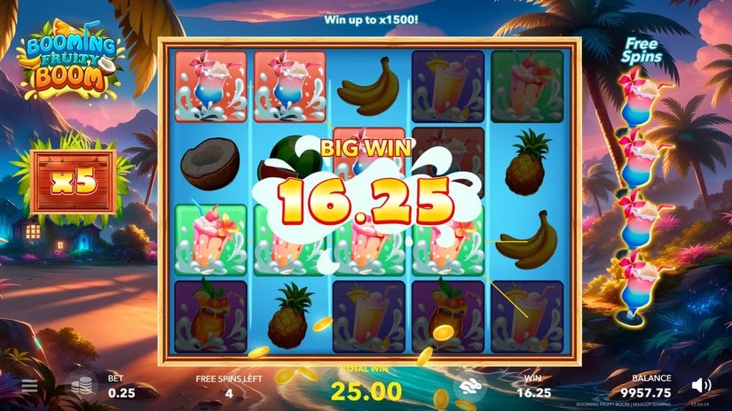 Booming Fruity Boom slot screen 4