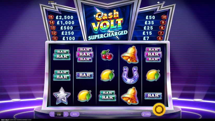 Cash Volt Supercharged slot screen 2