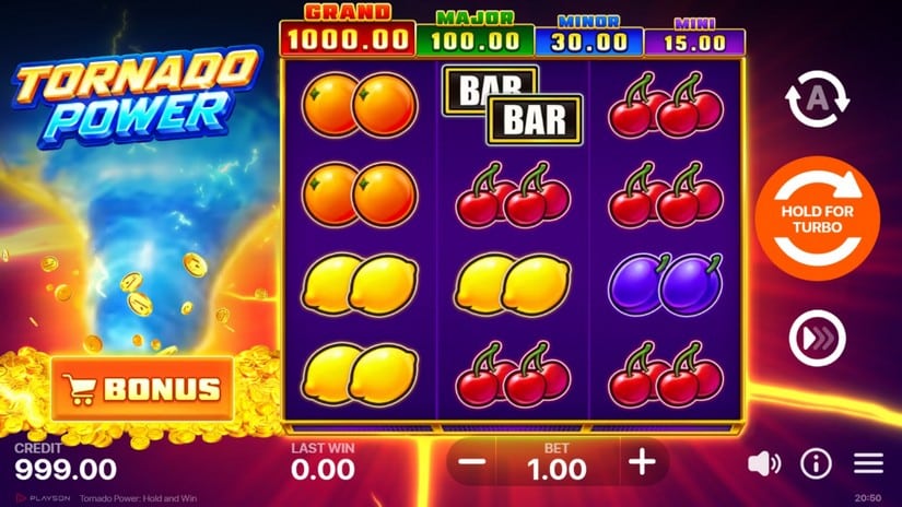 Tornado Power: Hold and Win slot screen 1