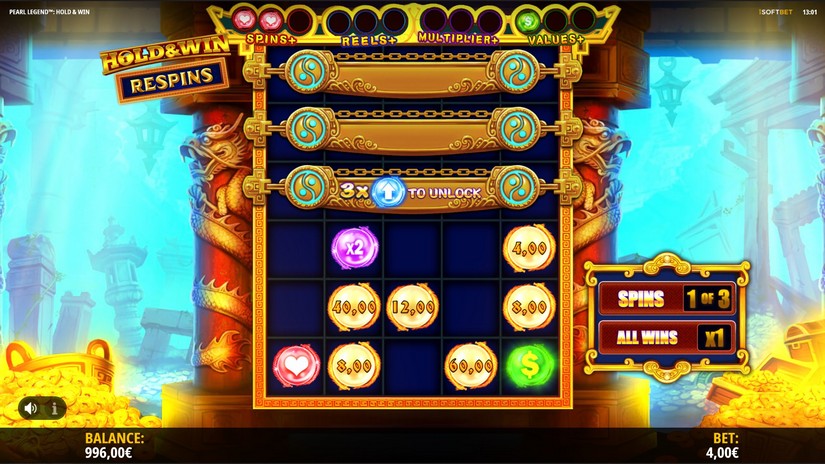 Pearl Legend: Hold&Win slot screen 4