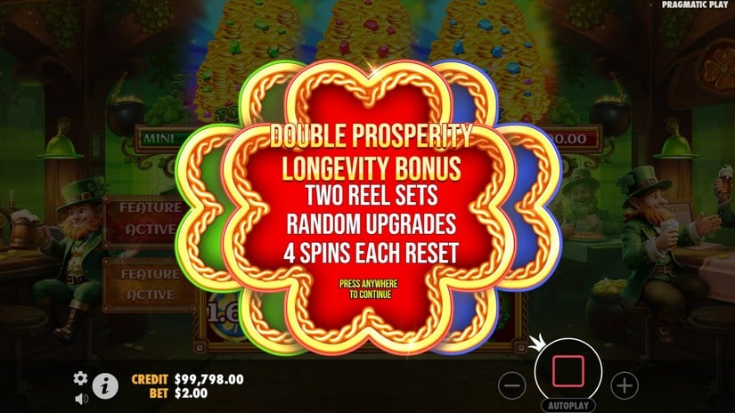 Lucky’s Wild Pub slot screen 4