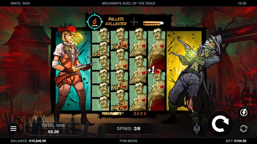 Duel Of The Dead Megaways slot screen 5