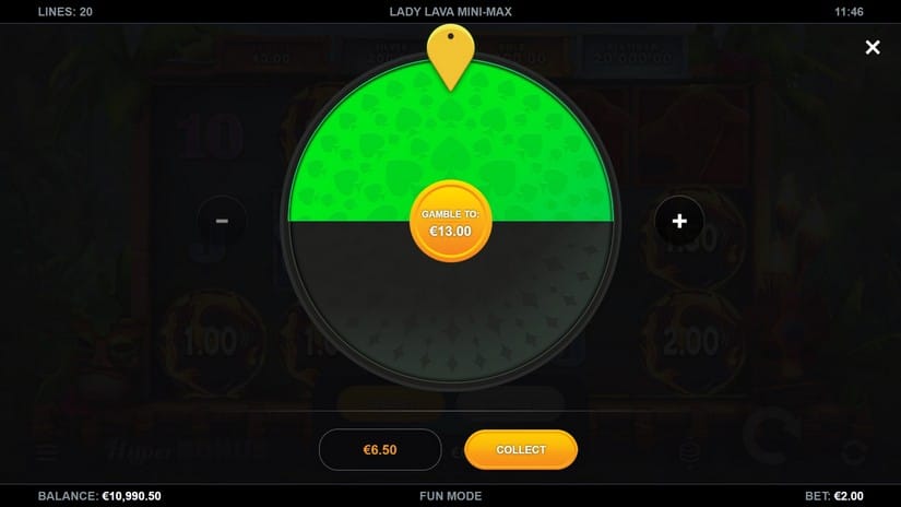 Lady Lava Mini-Max slot screen 3