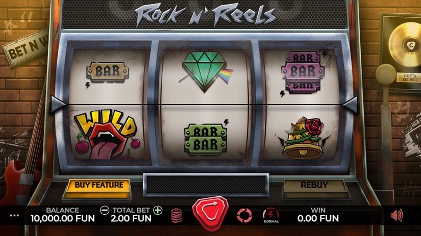 Rock n’ Reels slot screen 1