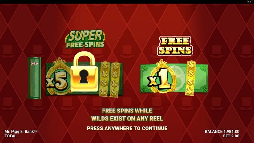 Mr. Pigg E. Bank slot screen 4