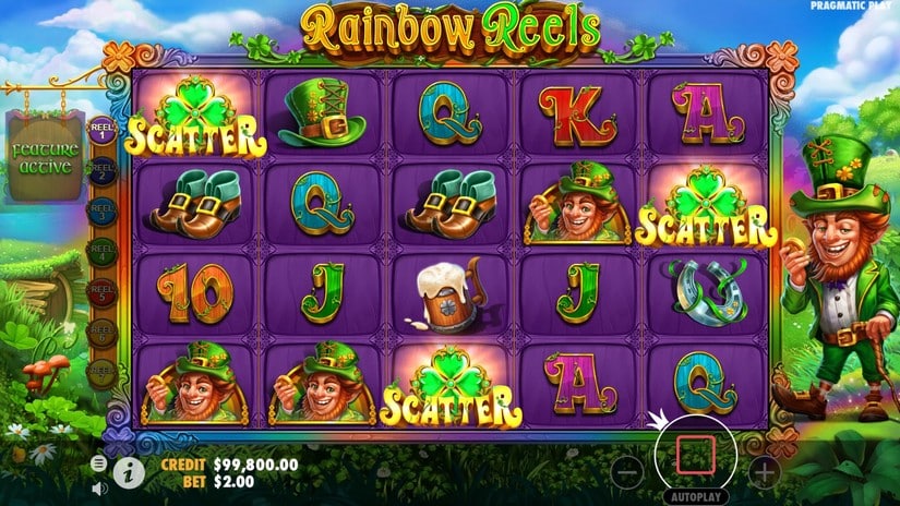 Rainbow Reels slot screen 3