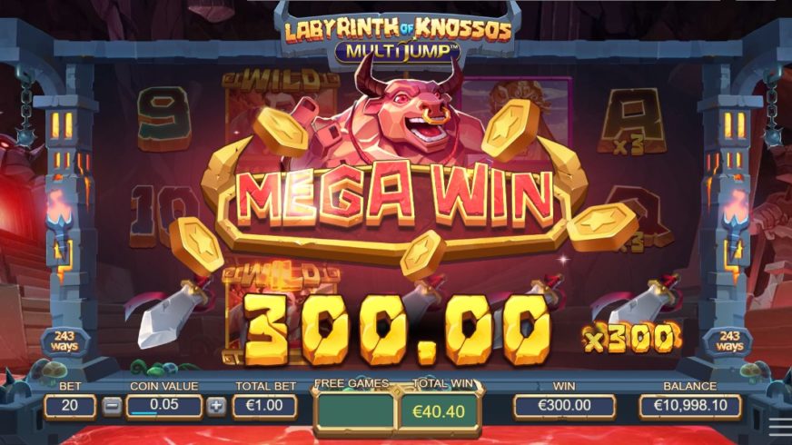 Labyrinth of Knossos Multijump slot screen 6