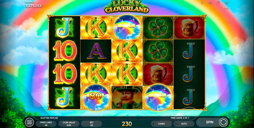 Lucky Cloverland slot screen 6