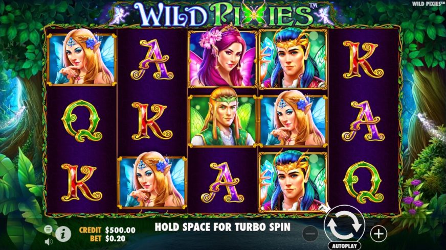 Wild Pixies slot screen 1
