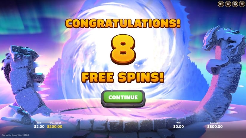 Finn and the Dragon Tales slot screen 4