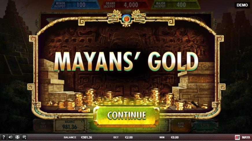 Maya slot screen 3